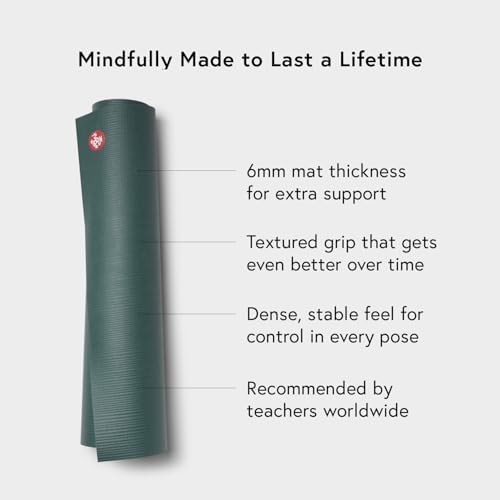 Manduka PRO Yoga Mat - 6mm | Lifetime Durability | Hygienic Construction | Premium Studio Quality | Teacher Approved - Image 2