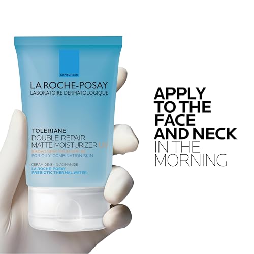 La Roche-Posay Toleriane Double Repair Matte Face Moisturizer, Daily Moisturizer For Oily Skin With Ceramide And Niacinamide For All Skin Tones, Oil Free, Non-Comedogenic, Available with SPF 30 - Image 8