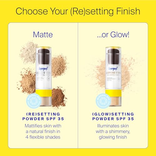 Supergoop! (Re) setting Mineral Powder, Translucent - 0.15 oz - Makeup Setting Powder + Broad Spectrum SPF 35 PA+++ Sunscreen - With Ceramides, Olive Glycerides & Coated Silica Spheres - Image 8