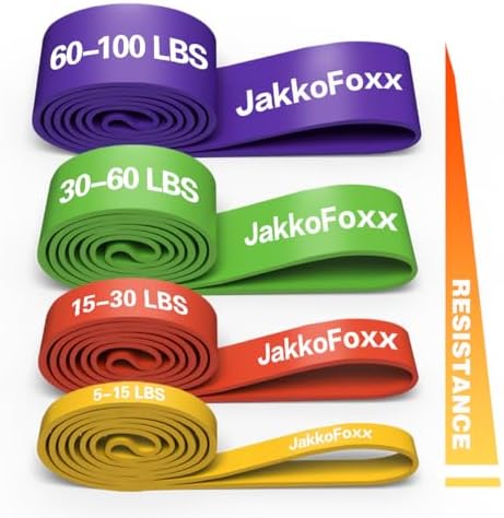 Resistance Bands,Pull Up Bands,Stretching Assist Bands Set for Men & WomenPortable Exercise, Muscle Training,Physical Therapy,Exercise Workout Bands for Working Out - Image 6