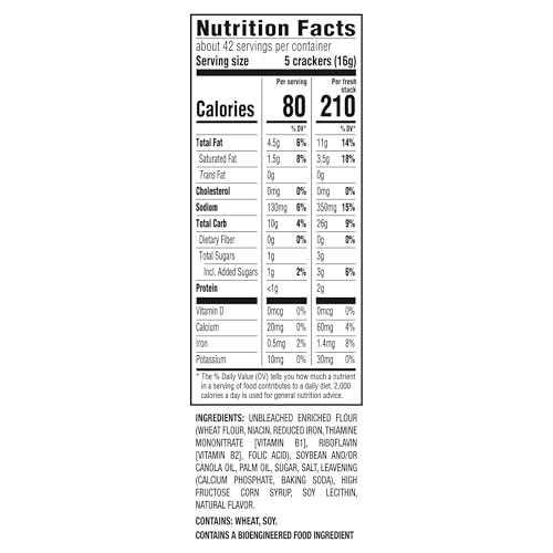 RITZ Fresh Stacks Original Crackers, Party Size, Travel Snacks, 23.7 oz (16 Multi Snack Packs) - Image 6
