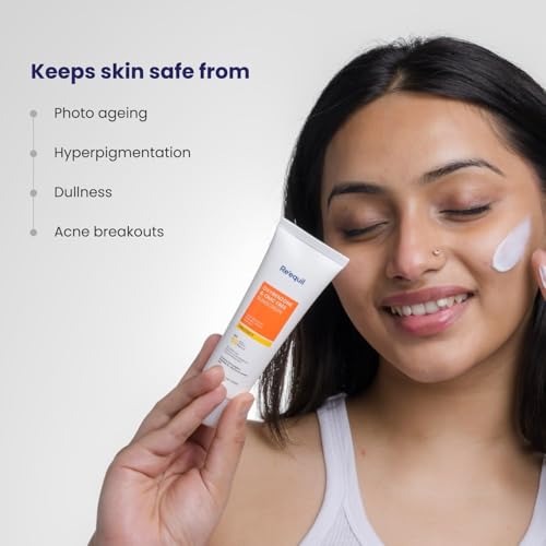 Requil's Oxybenzone, OMC Free Sunscreen for Oily, Sensitive, Acne Prone Skin, SPF 50 PA+++, No White Cast, 50g, Pack of 2 - Image 5