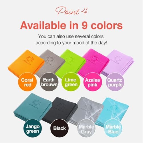 Folding Yoga Travel Pilates Mat Foldable Easy to Carry to Class Beach Park Tear resistant Travel Picnics 4mm Thick 9 Colors - Image 5