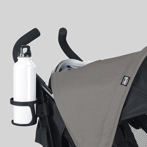 Chicco Liteway Stroller, Compact Fold Baby Stroller with Canopy, Lightweight Aluminum Frame Umbrella Stroller, for Use with Babies and Toddlers up to 40 lbs. | Dune/Brown - Image 7
