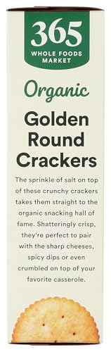 365 by Whole Foods Market, Organic Golden Round Crackers, 12 Ounce - Image 5