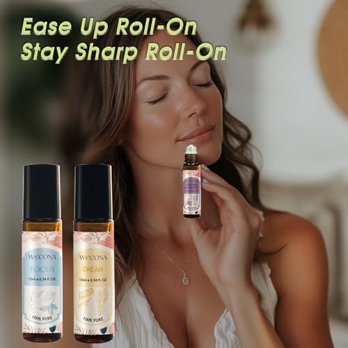 Aromatherapy Essential Oil Roll-On Set – 6x10ml Essential Oil Blends with Roller Bottles, Portable Essential Oils for Diffusers for Home,Relaxing Gift for Women & Men - Image 6