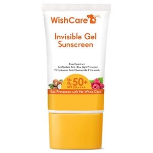 Invisible Gel Sunscreen SPF 50+ PA++++ For Oily and Dry skin - Light Weight Oil Free Gel Sunscreen 50g