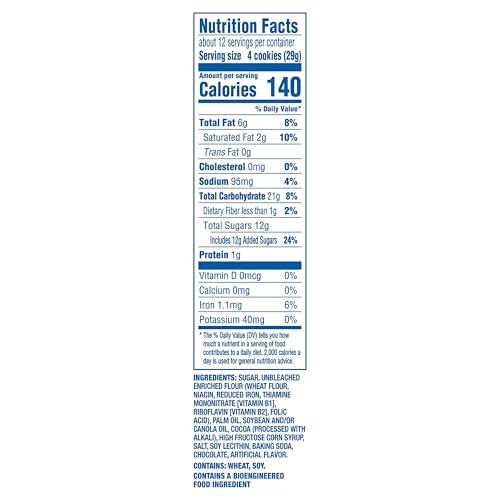OREO Thins Chocolate Sandwich Cookies, Family Size, 11.78 oz - Image 2