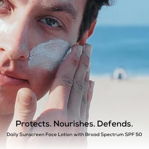 MARLOWE. No. 128 Men's Facial Lotion with Sunscreen SPF 50, 3.4 oz, Oil-Free, Lightweight Daily Face Moisturizer for Men, Includes Natural Extracts to Hydrate, Nourish & Soothe - Image 3