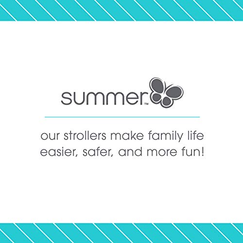 Summer Infant 3Dpac CS Compact Stroller, Black – Car Seat Adaptable Baby Lightweight Stroller with Convenient One-Hand Fold, Reclining Seat and Extra-Large Canopy - Image 8