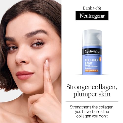 Neutrogena Collagen Bank Face Moisturizer with SPF 30 Sunscreen, Larger Size Anti-Aging Face & Neck Collagen Cream, Micro-Peptide, Support & Defend Skin’s Natural Collagen, 2.7 fl oz - Image 4