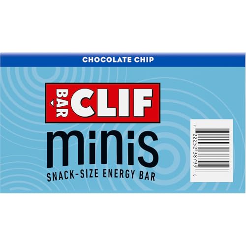 CLIF BAR Minis - Chocolate Chip - Made with Organic Oats - 4g Protein - Non-GMO - Plant Based - Snack-Size Energy Bars - 0.99 oz. (20 Pack) - Image 16