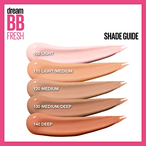Maybelline Dream Fresh Skin Hydrating BB cream, 8-in-1 Skin Perfecting Beauty Balm with Broad Spectrum SPF 30, Sheer Tint Coverage, Oil-Free, Light, 1 Fl Oz - Image 7