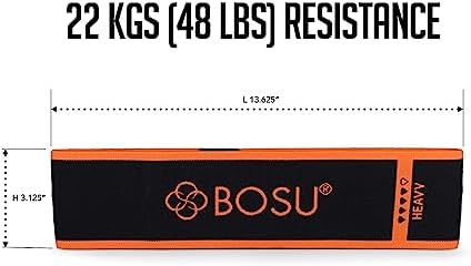 Bosu Fabric Resistance Bands (3 Pack), Multi (72-6920) - Image 6