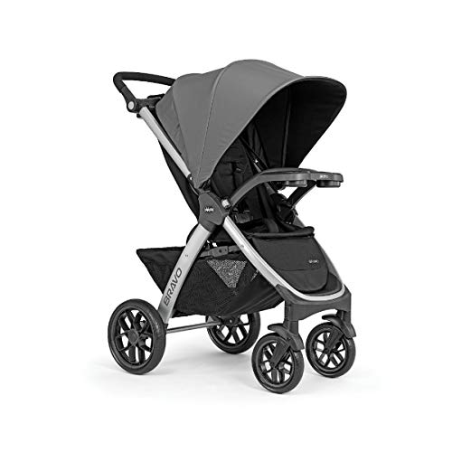 Chicco Bravo 3-in-1 Trio Travel System, Bravo Quick-Fold Stroller with KeyFit 30 Infant Car Seat and Base, Car Seat and Stroller Combo | Camden/Black - Image 13