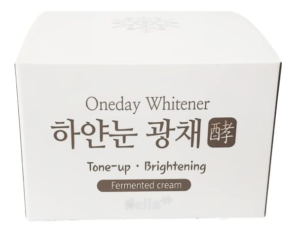 Nella Whitening and Brightening Tone-Up Cream, Fermented Natural Ingredients, Korean Beauty, 50 ml - Image 6