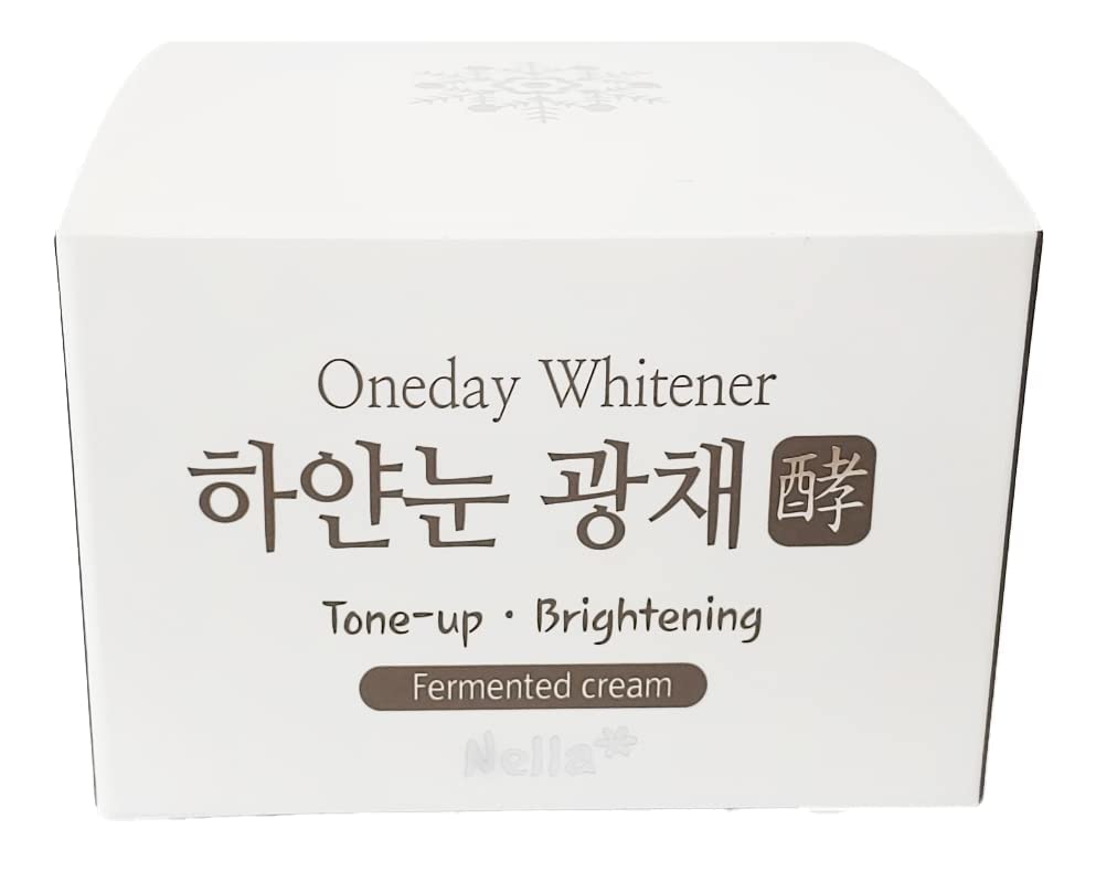Nella Whitening and Brightening Tone-Up Cream, Fermented Natural Ingredients, Korean Beauty, 50 ml - Image 6