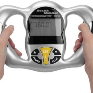 Digital Body Fat Analyzer, Electronic BMI Handheld Body Fat Monitor with LCD Display, Multifunctional Portable Body Fat Measurement Device for Weight Loss, Fitness Monitoring,