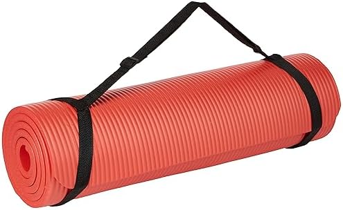 1/2-Inch Extra Thick High Density Anti-Tear Exercise Yoga Mat with Carrying Strap - Image 2