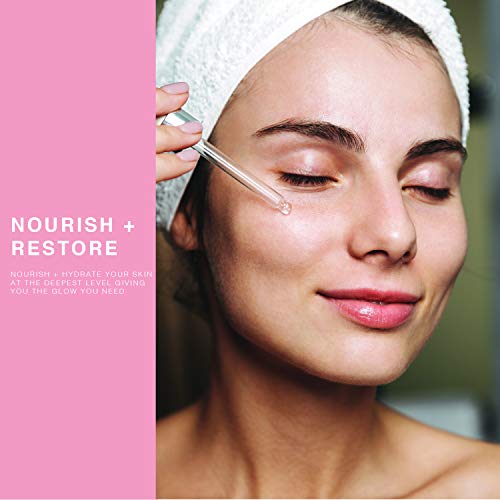 Multi-Use Face, Body & Hair Oil - Hydrates Skin, Restores Shine - With Apricot, Coconut Oil & Vitamin E - 4 Fl Oz - Image 6