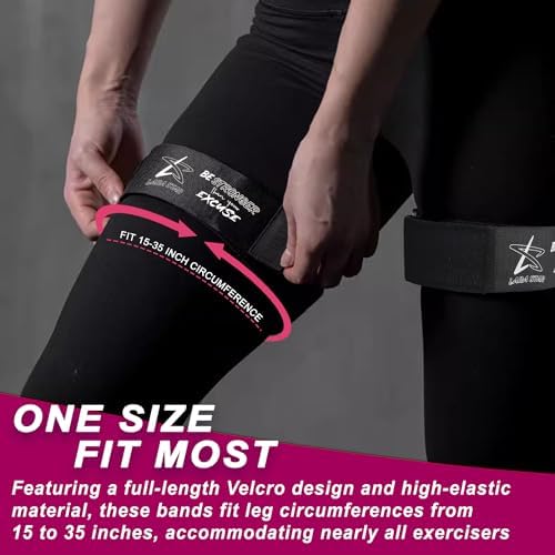 BFR Occlusion Bands for Women Glutes,Blood Flow Restriction Bands for Legs, Butt & Hip Building, Workouts, Best Fabric Resistance Bands for Squat Butt & Thigh - Image 6