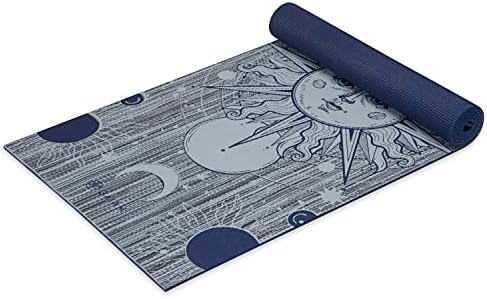 Gaiam Yoga Mat - Premium 6mm Print Reversible Extra Thick Non Slip Exercise & Fitness Mat for All Types of Yoga, Pilates & Floor Workouts (68" x 24" x 6mm Thick)