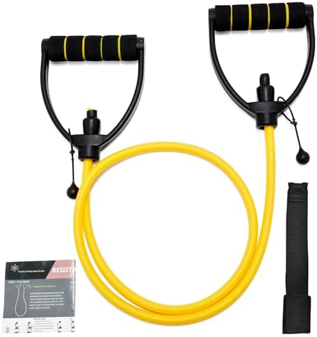 Resistance Bands with Handles, Exercise Resistance Bands, Workout Bands with Door Anchors, Adjustable Length, for Resistance Training, Physical Therapy, Home Workouts
