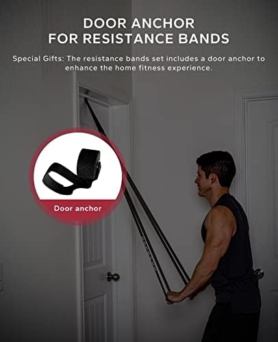 HAPBEAR Pull Up Assistance Bands Set of 5 - Resistance Bands for Working Out, Stretching, Physical Therapy, Muscle Training - Image 4