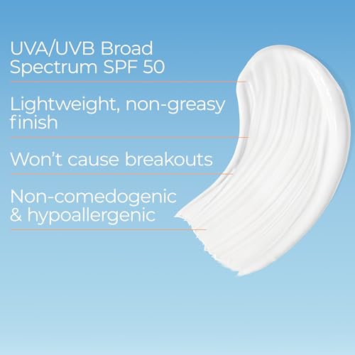 Eucerin Sun Clear Skin Face Sunscreen Lotion SPF 50 for Acne Prone and Oily Skin, Lightweight Sunscreen with Oil-Absorbing Minerals, Won't Cause Breakouts, Hypoallergenic, 2.5 Fl Oz Bottle - Image 4