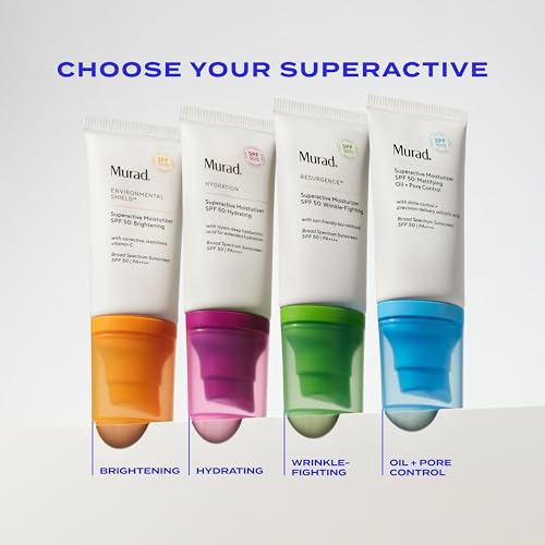 Murad Superactive Mattifying Oil and Pore Control Moisturizer SPF 50 - Shine Free Hydrating Facial Sunscreen Supercharged with Salicylic Acid To Smooth Texture and Minimize Look of Pores - 1.7Fl Oz - Image 8