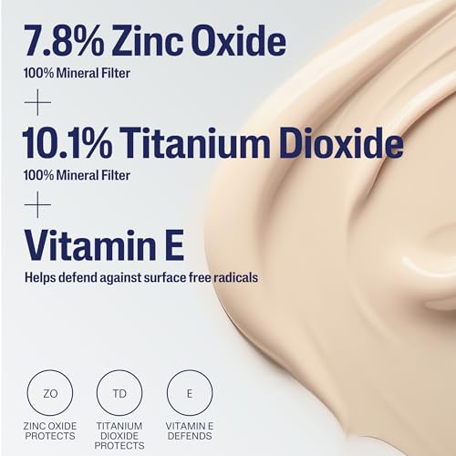 CETAPHIL Everyday Sunscreen Tinted Lotion for Face, 1.7 fl oz, 100% UVA/UVB Mineral Sunscreen: Titanium Dioxide & Zinc Oxide, SPF 40, For Sensitive Skin - Image 3