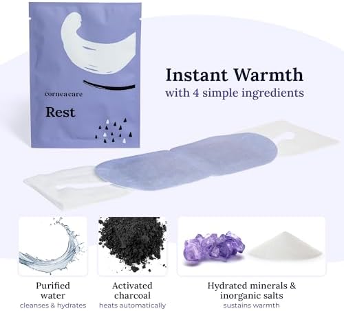 Rest: Self Heating Warm Compress for Dry Eyes | Heated Eye Mask for Fast Relief | No Microwave or Washcloth Needed | Travel Ready | 30 Count - Image 8