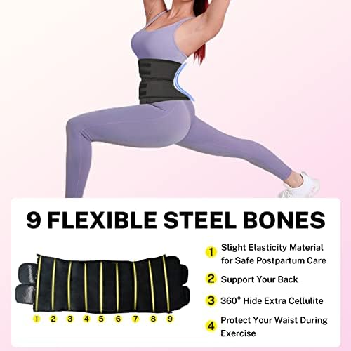 GainKee Clip and Zip Waist Trainer Corset Women Neoprene Worked Out Sweat Vest Body Shaper - Image 4