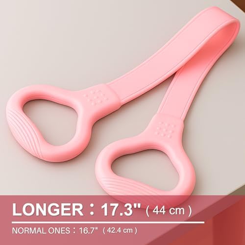 LEZER Figure 8 Resistance Band, Fitness Elastic Rope, Execrise Workout for Arm, Back, Chest and Shoulder, Yoga, Pilates, Stretching, Physical Therapy Equipment - Image 5