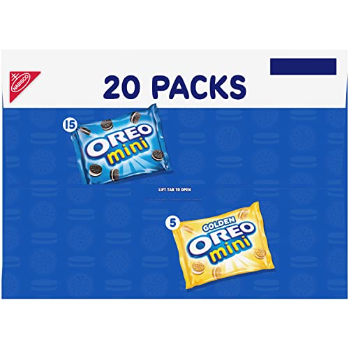 OREO Mini Mix Sandwich Cookies Variety Pack, 20 Snack Packs - Image 18