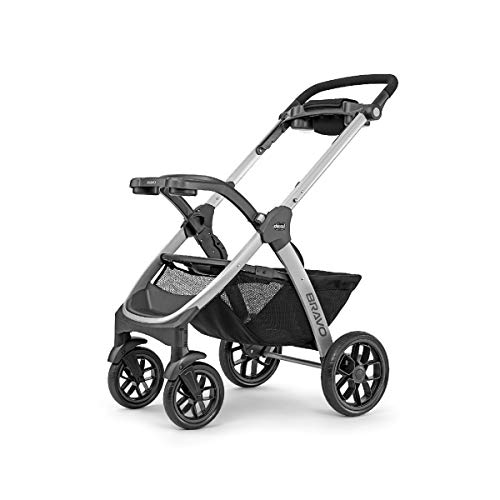 Chicco Bravo 3-in-1 Trio Travel System, Bravo Quick-Fold Stroller with KeyFit 30 Infant Car Seat and Base, Car Seat and Stroller Combo | Camden/Black - Image 12