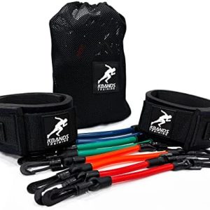 Kbands | Speed and Strength Leg Resistance Bands | Includes Speed 101 and Agility FX Digital Training Programs - Sizes for Youth, Intermediate, and Advanced Athletes
