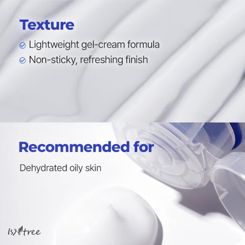 IsNtree Hyaluronic Acid Aqua Gel Cream 100ml, 3.38 fl oz | Korean Skincare | Lightweight Moisturizer | Quick-Absorbing Hydration | For Oily to Combination Skin - Image 7