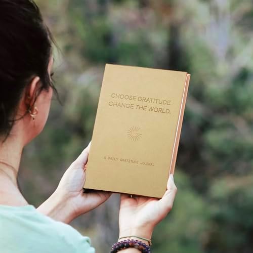 Gratitude Gifted 5-Minute Guided Gratitude Journal – Daily 180 Prompts, Self-Care & Mindfulness, Leather Hardcover, Undated to Foster Happiness, Wellness, Positivity for Men & Women - Image 5