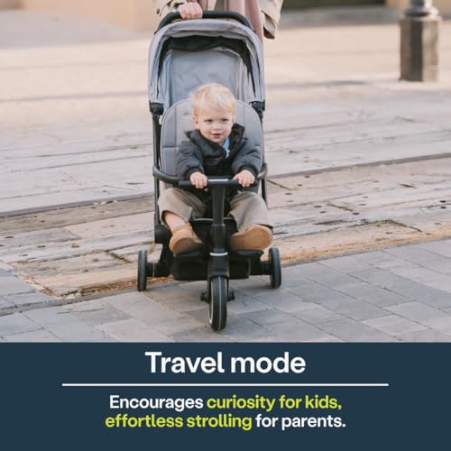 Smartrike Traveler Travel Stroller for Toddlers - Lightweight, Foldable & Compact Stroller with Near-Flat Recline, Midnight Blue - Image 6