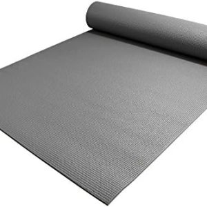 YogaAccessories 1/4" Thick High Density Deluxe Non Slip Exercise Pilates & Yoga Mat