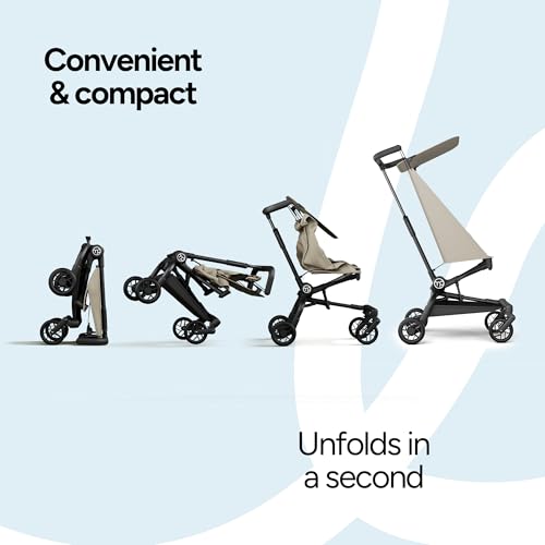 Mompush Jeto Lightweight Travel Stroller – 9.8 lbs Ultra-Compact, One-Hand Fold, Airplane Cabin Approved, All-Terrain Wheels, Smooth Ride for Toddlers, Perfect for Travel & Daily Use - Image 6