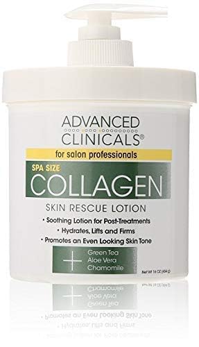 Advanced Clinicals Collagen Skin Rescue Lotion - Hydrate, Moisturize, Lift, Firm. Great for Dry Skin, 16 Ounce - Image 2