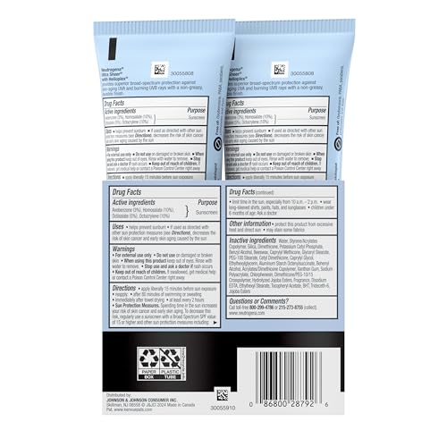 Neutrogena Ultra Sheer Dry-Touch Sunscreen For Face & Body, SPF 45 Broad Spectrum UVA/UVB Protection, Lightweight Water Resistant & Non-Greasy, Travel Size Sunscreen, 3 fl. oz 2 pack - Image 9