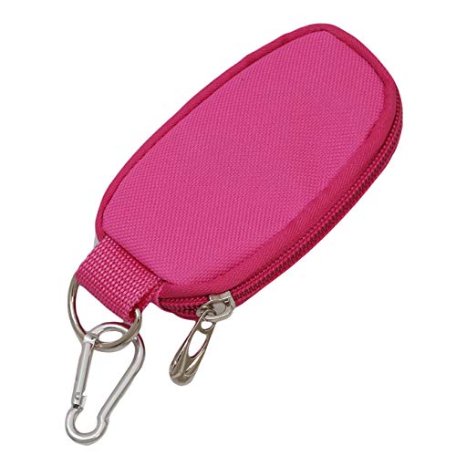 Portable Small Essential Oils Keychain Pouch Kit for 5/10/15ml Carrying Travel Bag for Oil Bottles (without bottle), Rose Red - Image 2