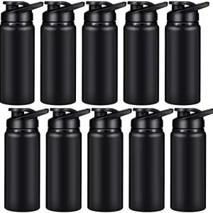 CHENGU Water Bottle Bulk 20 oz Aluminum Reusable Bottles Lightweight Snap Lid Water Cups Easy Carry Leak Proof Travel Tumbler for Gym Sports Camping Hiking Fishing