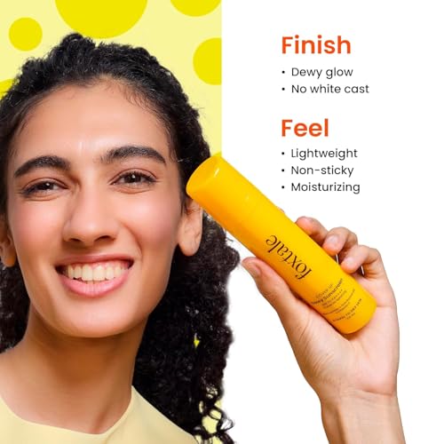 Fox-tale Dewy Sunscreen SPF 70 PA++++, Water-Resistant, with Niacinamide and Provitamin B5, for Normal to Oily Skin, 50ml Pack of 2 - Image 4