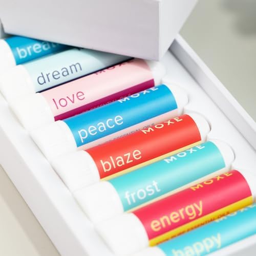MOXĒ Nasal Inhaler Bundle, 8 Essential Oil Blends, Aromatherapy Sticks, Warming & Cooling Fragrances, Undiluted Oil, Natural Ingredients, Made in USA - Image 7