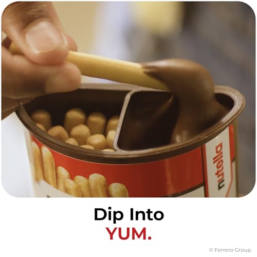 Nutella & GO! Bulk 12 Pack, Hazelnut and Cocoa Spread with Breadsticks, Stocking Stuffers, Snack Cups, 1.8 oz Each - Image 4