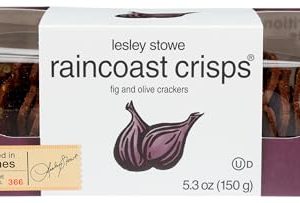 Lesley Stowe Crisps Fig and Olive, 5.3 oz